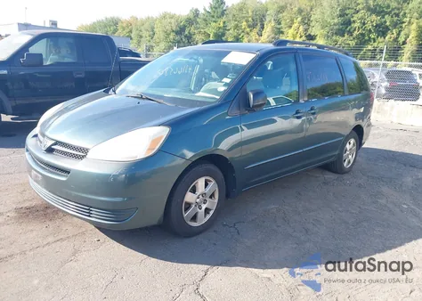 2004 Toyota Sienna Le из США, поврежденный, VIN 5TDZA23CX4S217483